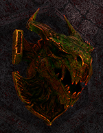 Psychedelic Art - Psymetry Dragon Orange