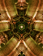 Sacred Geometry Art - Singularity - Orange